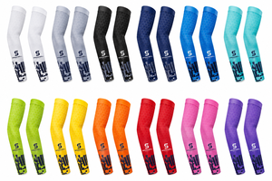 Manchons de compression unisexes à imprimé tatouage, protection anti-UV, pour cyclisme, course à pied, fitness en extérieur - Product Image 4