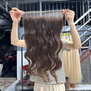 Venta al por mayor superior 8-32 pulgadas vietnamita pelo crudo encaje Frontal peluca texturas rectas HD para mujeres negras sin procesar Hd encaje Frontal peluca - Product Image 1