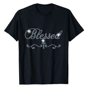 OEM <b>Rhinestone</b> T Shirts Men Wholesale Summer Short Sleeve Men's High Quality O Neck <b>Rhinestone</b> <b>Tops</b> Men's t Shirt - Product Image 4