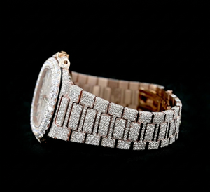 High Quality New Custom Design Fully <b>Iced</b> <b>Out</b> Diamond Moissanite <b>Watches</b> for Mens Available at Best Price - Product Image 2