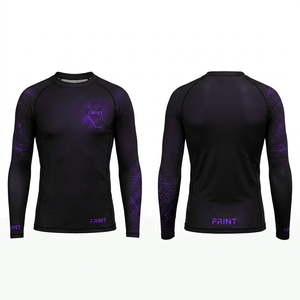 Camiseta de Compresión Deportiva de Manga Corta para Hombre, Secado Rápido, Poliéster, Tallas S M L XL 2XL 3XL, para Natación, Running, Gimnasio, Sublimación, OEM, ODM - Product Image 1