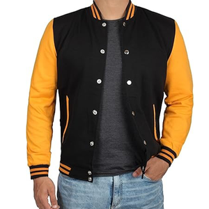 เสื้อแจ็คเก็ตเบสบอลแบบสั่งทำพิเศษสำหรับผู้ชาย รุ่น Voristy - Product Image 1