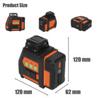 Niveau laser rotatif 5 lignes vert SA-05F - Niveau laser - 1V1*360 °   pour la menuiserie européenne et la rénovation des carreaux