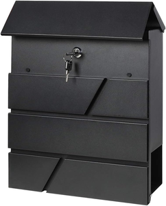 En gros, Meubles d'extérieur modernes, Boîte aux lettres murale en acier galvanisé style nature morte sud-ouest, pour ferme, appartement, maison - Product Image 6