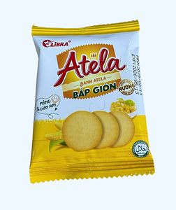 HALAL ISO ATELA, galletas crujientes de maíz, 228G, caja de bolsita de sabor dulce salado, embalaje de FMCG, aperitivo único sabroso de Vietnam - Product Image 5