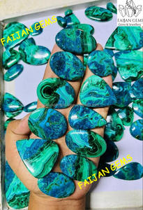 พลอยธรรมชาติ คริสโซคอลล่า และ ชาตัคไซต์ จาก FAIJAN GEMS สำหรับทำเครื่องประดับ ขนาดปรับแต่งได้ รูปทรงผสมผสานหลากหลาย แหล่งกำเนิดราชสถาน - Product Image 3