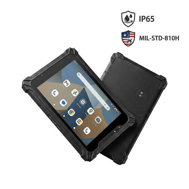 Rugged Tablet with Barcode Scanner RT10A, 10.1 Inch Android 14 Industrial Tablet PC W/Zebra 4710 for Warehouse Logistics Retail
