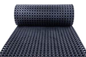 Tapis de sol de cuisine moderne abstrait en caoutchouc, anti-fatigue, rembourré, épaisseur 4 mm, lavable, antidérapant, antimicrobien, adapté aux animaux domestiques, recyclé - Product Image 2