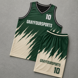 Ensemble d'uniformes de basketball personnalisés pour hommes, maillot et short respirants par sublimation, fabricant de vêtements de sport personnalisés - Product Image 6