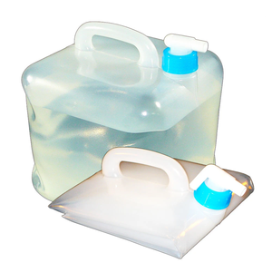ถังน้ำพับได้เกรดอาหาร LDPE พร้อมหูหิ้ว สำหรับกิจกรรมกลางแจ้ง ขายส่ง - Product Image 4