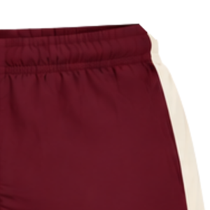 <b>Burgundy</b> Neutral Panel Sports <b>Shorts</b> Lightweight Quick Dry Elastic Waist Running Training Gym Athletic Custom Team Performance - Product Image 4