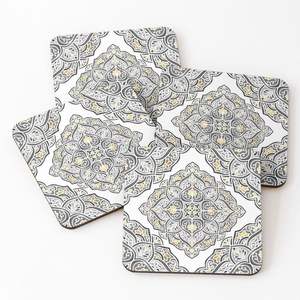 Posavasos de estilo increíble con tablero de MDF, impresión de adhesivo esmaltado, juego de 4 posavasos para té a un precio muy bueno - Product Image 3