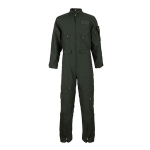 Combinaison de vol Nomex verte en gros – Vêtements de sécurité, pantalon, chemise, uniforme de travail - Product Image 3