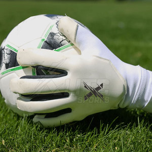 Guantes de Portero de Fútbol de Cuero, Antideslizantes, Transpirables, de Dedo Completo, para Entrenamientos de Fútbol, Academias y Sesiones de Equipo - Product Image 3