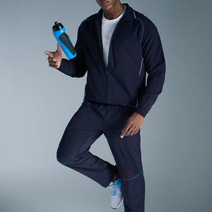 Ensemble veste et pantalon de survêtement pour homme, nouveau logo personnalisé, réfléchissant 3M, jogging en nylon et polyester, coupe-vent pour homme - Product Image 2