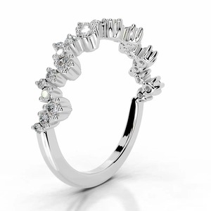 Anillo de Boda con Diamante Cultivado en Laboratorio, Corte Redondo, Certificado IGI, Marca Prismara - Product Image 2