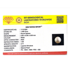 Loose Pearl 5.45 Carat Exquisite Gemstone for Fine Jewelry - Product Image 3