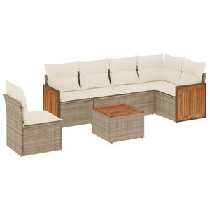 Set Divano da Giardino Beige - Product Image 2