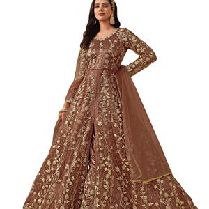 La dernière robe de travail de séquence de broderie de filet lourd de concepteur par Fab Zone - Product Image 1