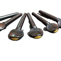 High Quality MA International Oud Pegs Ebony Wood Persian Eye Durable Polished Finish Stringed Instruments Parts Accessories