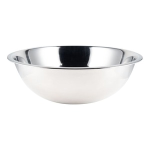 Bol de service moderne en métal au design élégant pour tables à manger, comptoirs de restauration et événements - Product Image 1