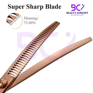 Tijeras de Peluquería Curvas de Alta Calidad, Última Tendencia, Servicio OEM ODM, Precio al por Mayor, Mejor Proveedor, para Barberos y Estilistas - Product Image 2