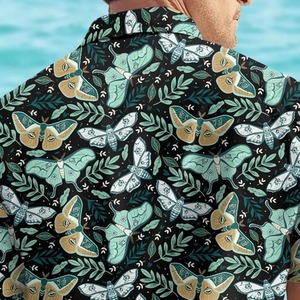 Camisa Hawaiana de Moda para Hombre con Estampado Divertido y Graffiti, Manga Corta, Cuello Cuadrado, Estilo Hip-Hop, Holgada e Informal - Product Image 4