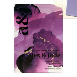 การ์ดเชิญงานแต่งงานแบบสี่เหลี่ยมผืนผ้าหนา 2 มม. คุณภาพสูง ทนทาน แบบกำหนดเองได้ พร้อมงานพิมพ์ดิจิทัล - Product Image 2