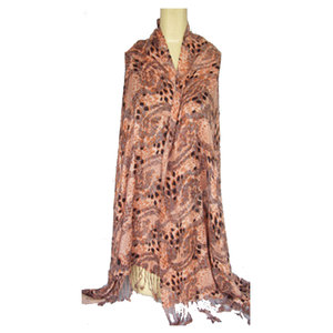 Premium Animal Print 100% Viscose Stole Shawl for Women Soft Lightweight Viscose Screen Print Butterfly <b>Scarf</b> Fashion Wrap - Product Image 3