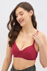 Soutien-gorge sans couture rembourré, doux et extensible, sans armatures, confort quotidien, soutien-gorge invisible pour t-shirt, fabricant en gros - Product Image 2