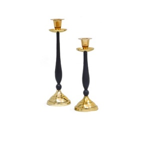 Contemporary Iron Metal Candle Holder with Gold Electroplated Frame and Clear Glass Cup for Luxury Home Styling - Product Image 4