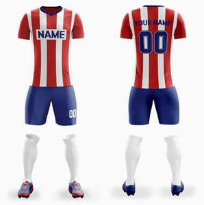 Uniforme de Fútbol Personalizado para Hombre con Nombre y Número, Personalización OEM ODM, Venta al Por Mayor, Pakistán - Product Image 6