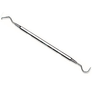 Raspador Dental Profesional de Doble Punta, Manual, de Acero Inoxidable, Instrumento de Higiene Reutilizable para Clínicas - Product Image 1