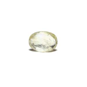 Loose 5.8 Carat Oval Cut Yellow Sapphire Gemstone for Fine Jewelry - Product Image 2