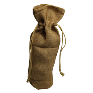 Custom Printing logo Eco-friendly Burlap Jute Handled Drawstring <b>Bag</b> Food Grade Packaging Nature Color for Dry Food <b>Weeds</b> Coffee - Product Image 2