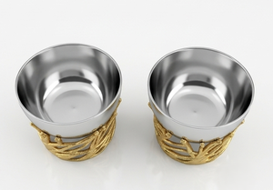 Bols Handi design ronds en métal plaqué de qualité supérieure bol de vaisselle bon marché pour la maison bol de service pour hôtel et restaurant - Product Image 5
