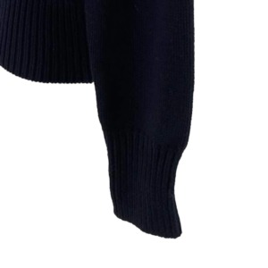 Men's Gray V-Neck Double Breasted <b>Cardigan</b> Full Sleeve Solid Color Front Pocket Breathable Knit Sweater - Product Image 6