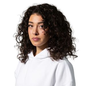 Sweat-shirt à capuche blanc pour femme, manches longues, en molleton, décontracté, pour la gym, les entraînements, vêtements de sport, doux, confortable, pour tous les jours - Product Image 3