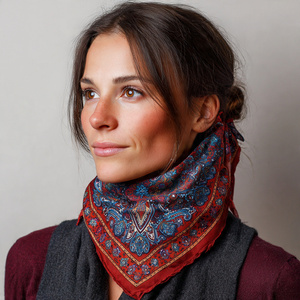 Cache-cou classique personnalisé, masque facial réglable, bandana d'extérieur, couvre-visage 100% coton réutilisable, couvre-tête de sport - Product Image 4