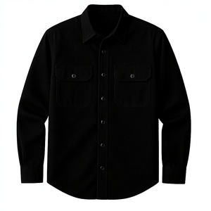 Men's Long Sleeve <b>Flame</b> Resistant Security Work <b>Shirt</b> Orange Breathable Water Resistant Two Chest Pockets Screen Printed Uniform - Product Image 5