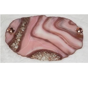 Bandeja de Servir de Mármol Blanco de Lujo, Forma Redonda, Ecológica, de Alta Calidad, Vajilla para el Hogar, Bodas, Fiestas, Moderna y Lujosa - Product Image 3
