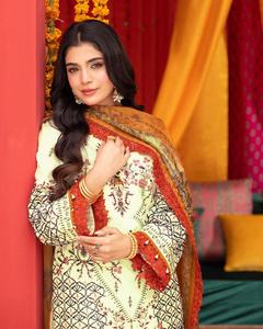 Salwar Kameez Blanco Especial de Primera Calidad para Mujer, Ideal para Fiestas y Playa, Material Viscosa, Absorbe la Humedad, Secado Rápido - Product Image 3