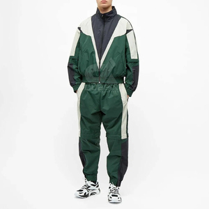 Lightweight Nylon Waterproof Breathable Windbreaker Casual Solid Winter Hooded <b>Tracksuit</b> Jacket Pants Set Elastic Waist for - Product Image 2