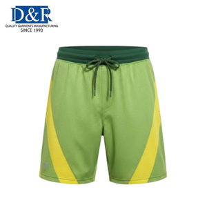 Shorts de sport décontractés pour hommes, best-seller, avec fermeture éclair, taille élastique, en polyester/coton, séchage rapide, OEM Malaisie, pour gym, fitness, course à pied - Product Image 4