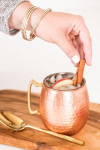 Copper mule mug set for vineyard sunset refreshment hosting hammered finish metal <b>cups</b> durable <b>reusable</b> serving party mugs - Product Image 1