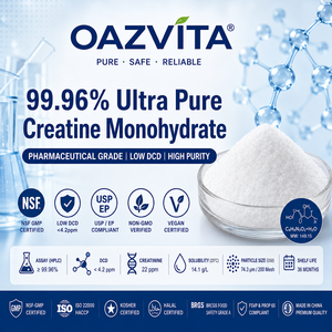 Oazvita 99.96% <strong>Creatine</strong> Monohydrate Powder Pharmaceutical Grade Low DCD NSF GMP Non-GMO Bulk Supplier - Product Image 1