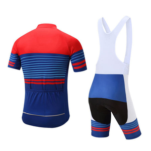 Vêtements de sport en gros pour équipes professionnelles : maillots de cyclisme à séchage rapide, ensemble de maillots et de shorts de cyclisme - Product Image 6