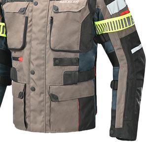 Veste de tourisme longue et résistante avec rembourrage anti-impact homologué CE, veste de tourisme longue en textile pour hommes, fabricant d'usine, export - Product Image 5