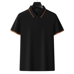Polo de Manga Corta Blanco para Hombre, Color Sólido, Algodón Oxford, Transpirable, Diseño Casual, Cierre de Botones, Corte Regular - Product Image 2