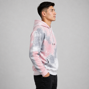 Men Tie Dye <b>Hoodie</b> Custom Logo <b>Soft</b> Cotton Fleece Pullover Casual Streetwear Fashion Men Tie Dye <b>Hoodie</b> with High Quality - Product Image 2